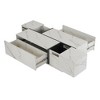 CAVINAS Modern Nesting Side Table Round Coffee Table with Storage Drawer, Center Table for Living Room, Bedroom - 3 of 4
