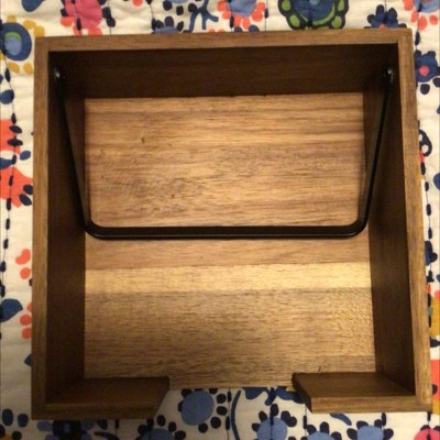 Wood Napkin Holder Black - Threshold™ : Target