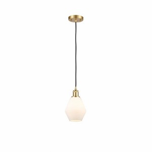Cindyrella - 1 Light Cord Hung Mini Pendant In Industrial Style-10 Inches Tall and 6 Inches Wide - 1 of 1