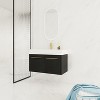 Vynxaria 36-Inch Wall-Mounted Bathroom Vanity with Thick Edged Double Resin Sink in KD-Package for Spacious Bathrooms - 2 of 4