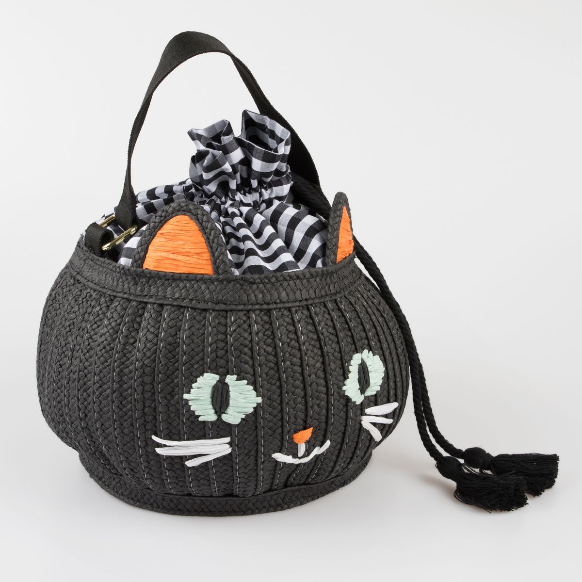 Meri Meri Trick Or Treat Cat Basket Bag (Pack of 1) - thumbnail 3