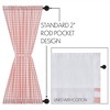 Annie Buffalo Coral Check Door Panel 72x40  VHC Brands - 3 of 4
