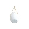 Round Cutout Hanging Planter White Terracotta & Jute by Foreside Home & Garden - image 4 of 4