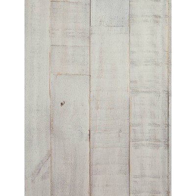 Transitional Whitewash Adjustable Office Accent Cabinet