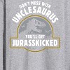 Men's - Instant Message - You'll Get Jurasskicked Long Sleeve Graphic T-Shirt - 2 of 4