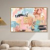 Art Remedy Doll Memories - Abstract Splashes Colorful Abstract Wall Art Framed - 2 of 4