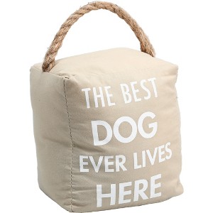Pavilion Gift Company - Best Dog - 5" x 6" Door Stopper - Door Stops - 1 of 4