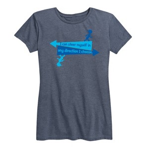 Women's - Dr. Seuss - You Can Steer Yourself Short Sleeve Graphic T-Shirt - 1 of 4