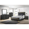 NicBex 2/4 Drawer Dresser for Bedroom,Modern Chest of Drawers with Gold Handles and Gold Legs for Living Room,Office,Entryway,Black - 3 of 4
