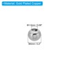 Unique Bargains Metal Round Jewelry Making Gold Filled Spacer Beads 100 Pcs - 2 of 4
