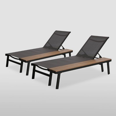 Lounge chair with attached table hot sale