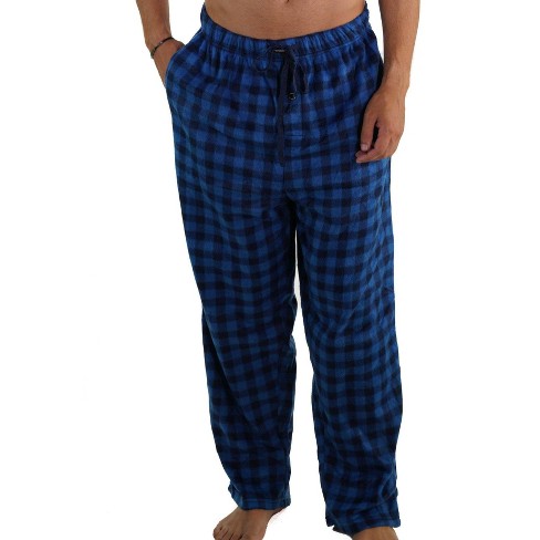 Members Only Men's Fleece Sleep Pant With Two Side Pockets - Multi