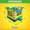 Pogo Bounce House Crossover Kids Inflatable Bounce House, No Blower - 3 of 4