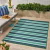 90"x63" Outdoor Patio Rug, Front Door Mat Camping Rugs, Large Area Rugs Mats, Fade-resistant Woven Picnic Carpet For RV Picnic Backyard Deck Balcony - 3 of 4