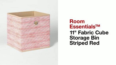 11 Fabric Cube Storage Bin Cream - Room Essentials™