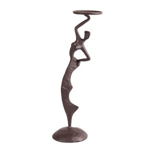 Danya B Fancy Lady Cast Iron Candle Holder - 1 of 4
