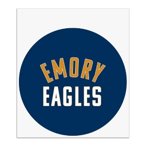 Emory University Eagles Logo Automotive Car Window Locker Circle Bumper Sticker - 1 of 4