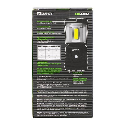 Dorcy 3000 Lumens Black and Green Outdoor Lantern