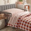 Toddler Flower/Plaid Reversible Kids' Comforter - Pillowfort™ - 3 of 4