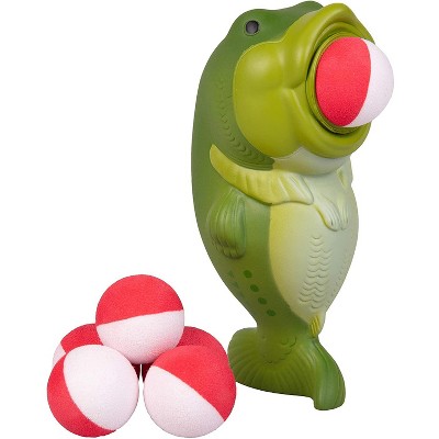 Hog Wild Bass Fish Popper Toy, Shoots 