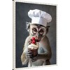 Amanti Art The Vervet Pastry Chef by Mowzu  Framed Canvas Wall Art - 2 of 4