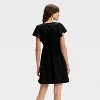 Women's Flutter Short Sleeve Mini A-Line Dress - A New Day™ - 2 of 3