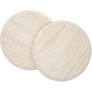 Bright Creations Unfinished Wood Round Plaques for DIY Crafts (2 Pack), 8 Inches - 1 of 4