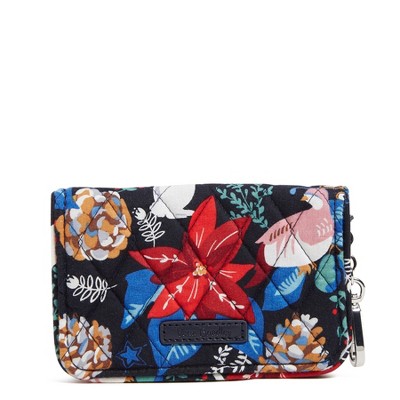 Vera Bradley Women's Outlet Cotton Small Bifold Wallet