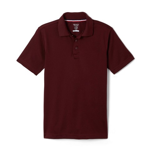 Burgundy school polo shirts best sale