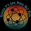 Men's Design By Humans science it's like magic but real By punsalan T-Shirt - 2 of 2