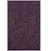 Home Mart Goods 3 Piece Set Plum Purple Soft Cozy Plush Chenille Bath Mat Highly Absorbent Bathroom Rug - 3 of 4