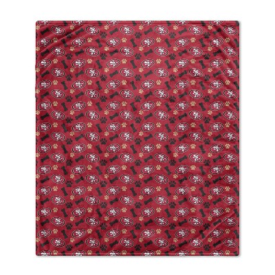 NFL San Francisco 49ers Bones Repeat Pet Blanket