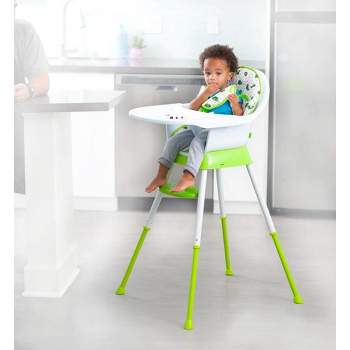 Creative Baby 3-in-1 Highchair, Booster Seat, and Kids Chair, Versatile and Safe Leaf Design - Eric Carle's The Very Hungry Caterpillar