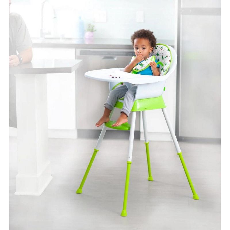Creative Baby 3-in-1 Highchair, Booster Seat, and Kids Chair, Versatile and Safe Leaf Design - Eric Carle's The Very Hungry Caterpillar, 1 of 7
