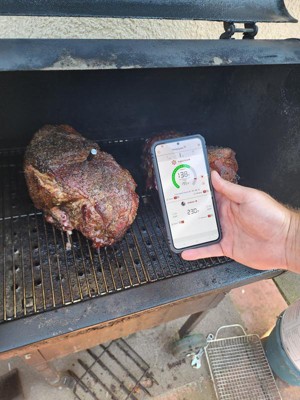 Thermopro Tp25w Bluetooth Meat Thermometer With 500ft Wireless Range  4-probe Android/ios Compatible Smart Grill Smoker Thermometer : Target