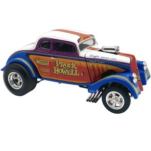 1933 Gasser "Prock & Howell - F Troop" Blue and White with Stripes Limited Edition to 348 pieces 1/18 Diecast Model Car by ACME - 1 of 4