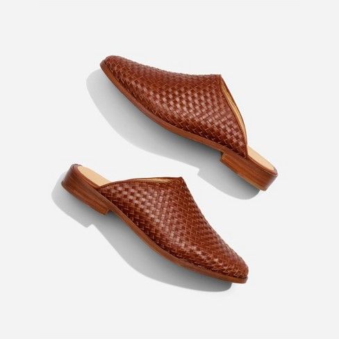 Nisolo Sustainable Women's Ama Woven Mule Brandy, Size 11 : Target