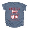 Simply Sage Market Land Of The Free Cherries Garment Dyed Tee - 2 of 4