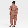 Women's Plus Size Short Sleeve Boiler Suit - Ava & Viv™ - image 2 of 3