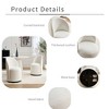 NicBex 360° Swivel Velvet Barrel Chair with Thick Cushion, Modern Upholstered Dining/Kitchen Side Chair, Vanity Stool for Bedroom - 3 of 4