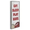 Stupell Industries Eat Sleep Play Hard Sports, 10" x 24" - 3 of 4