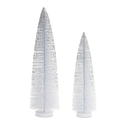 Bottle Brush Trees (Set of 2)