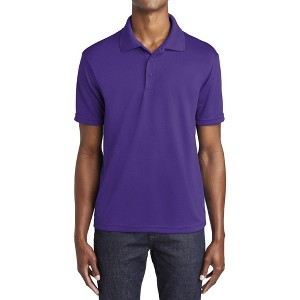 Mafoose Men's Short Sleeve PosiCharge Ultra-Fine Flat Back RacerMesh Polo Shirt - 1 of 4