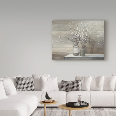 Gray and Beige Abstract Canvas Print, 24'' x 32''