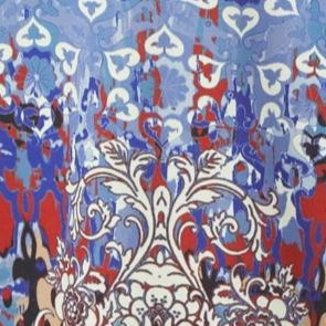 blue ombre paisley