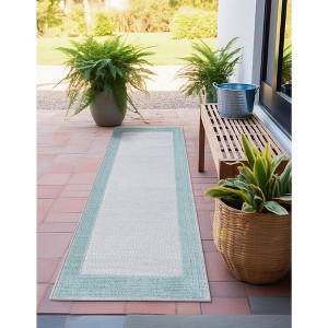 Unique Loom  Aruba Outdoor Tanki Area Rug - 1 of 4