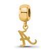 Black Bow Jewelry 14k Yellow Gold Plated Sterling Silver Alabama Crimson Tide NCAA Bead Charm - 4 of 4