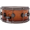 DW Collectors Series SSC Maple Exotic Snare Drum with Black Nickel Hardware 14 x 6 in. Burnt Toast Fade Over Tamo Ash - 3 of 4