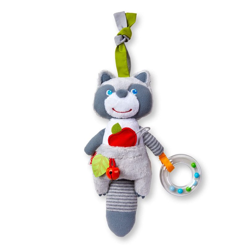 HABA Willie the Raccoon Soft Dangling Figure - for Car Seats, Strollers, Playpens, 3 of 6