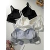 Paaaawaters 3PCS Girls Teenager Non-Wired Push Up Bras Comfortable Bra Sets Suitable For Small Bust Sports Bra - 2 of 4